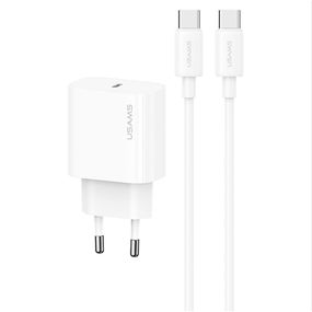 МЗП Usams US-OYXLTZ01 CC226 PD20W + SJ711 60W Type-C to Type-C Yi Series White