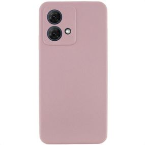 Чохол Silicone Cover Ummi Lakshmi Full Camera (AA) для Motorola Moto G84 Рожевий / Pink Sand