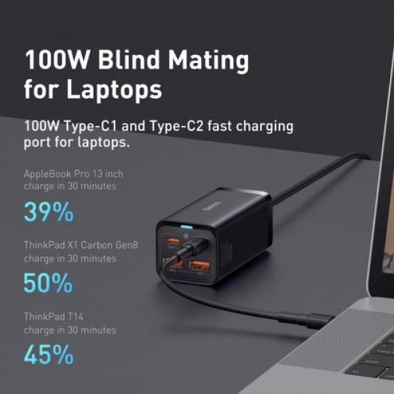 Мережевий Зарядний Пристрій Потужний 100W XPRO GaN3 Pro Desktop Fast Charger (33077-01_1857) | Зображення 6
