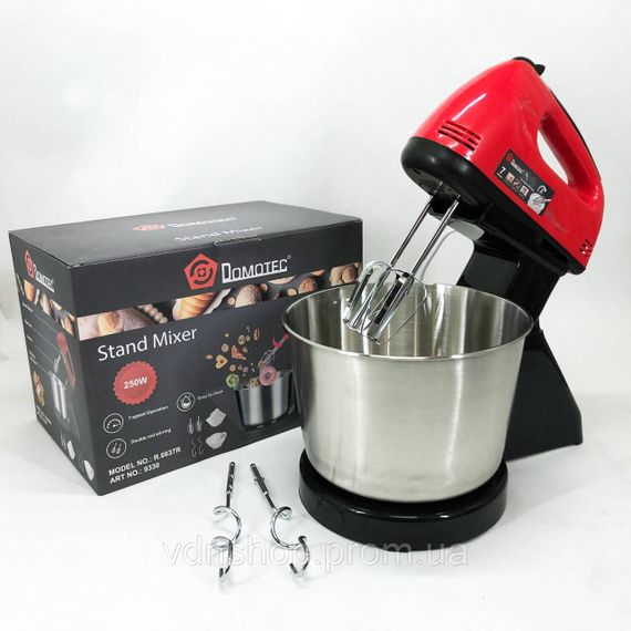 Міксер кухонний професійний Domotec, Кухонний універсальний міксер, Ручний міксер-мішалка SC-36 | Зображення 9