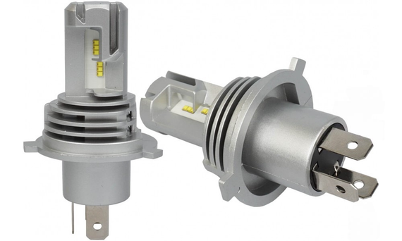 Комплект світлодіодних ламп HeadLight M3 H4 (P43t) 55W 6000K з активним охолодженням 12/24V