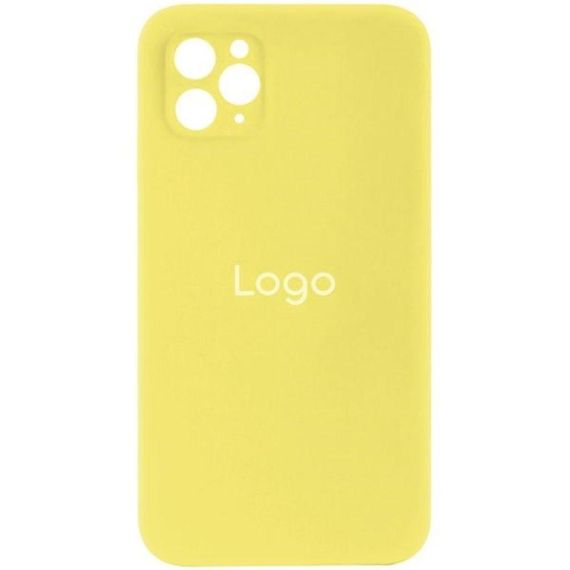 Чехол Silicone Case Full Size with Frame для iPhone 11 Pro Max Мятая упаковка Цвет 34, Фіолетовий