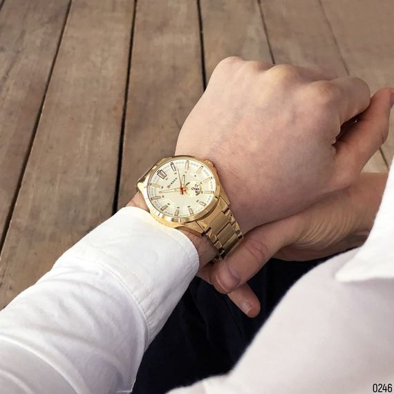 Curren 8372 Gold-White | Зображення 5