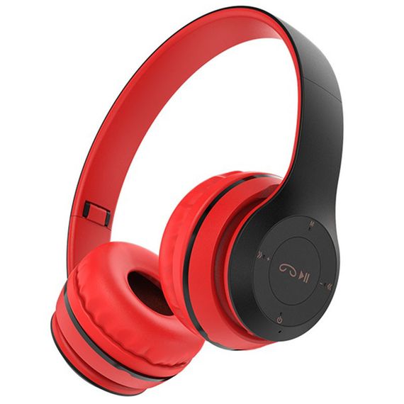 Bluetooth навушники BOROFONE BO4 Червоний | Зображення 1