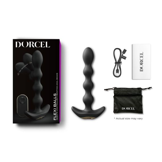 Анальный вибратор-бусы Dorcel FLEXI BALLS, гибкий ствол, пульт ДУ | Зображення 5