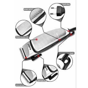 Машинка для стрижки волосся Kemei LFJ KM4639 Сіра