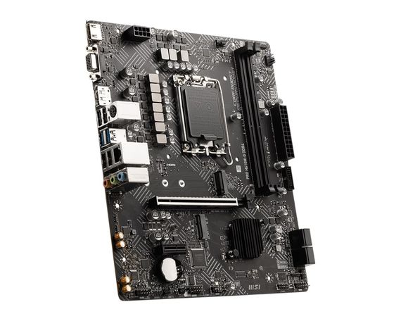 Материнcька плата MSI PRO H610M-G DDR4 s1700 H610 2xDDR4 M.2 HDMI DP D-Sub mATX 911-7D46-221 | Зображення 1