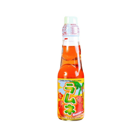 Японський газований напій з кулькою Ramune Манго  200ml Hatakosen 074601176266
