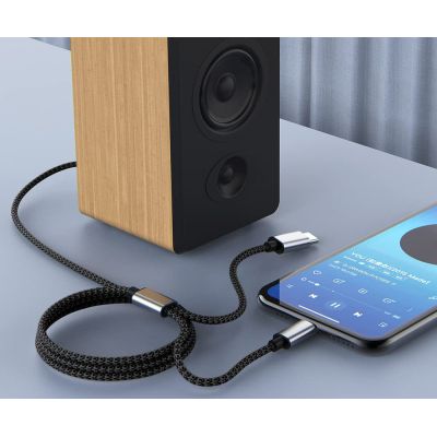 Кабель мультимедийный MH-232 AUX 3.5mm - USB Type-C - Lightning XoKo (XK-MH-232) | Зображення 5