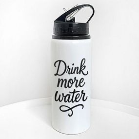 Пляшка для води з трубочкою Drink more water 600 мл (PLV_25A073)