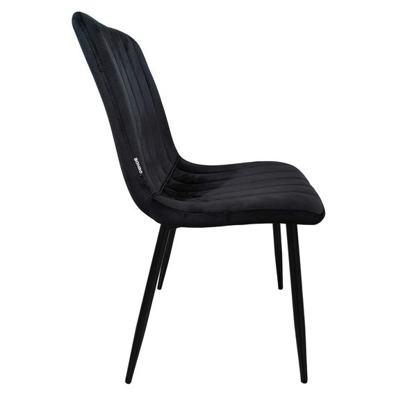 Крісло стілець для кухні вітальні кафе Bonro Бонро B-423 чорне (4 шт) (42400825) | Зображення 4