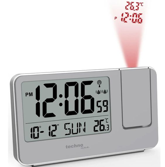 Годинник проекційний Technoline WT534 Grey (WT534) (DAS302336) | Зображення 1