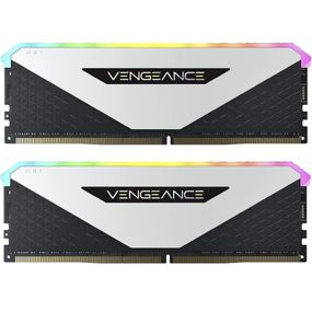 Модуль пам'яті для комп'ютера DDR4 32GB (2x16GB) 3600 MHz Vengeance RGB RT White Corsair (CMN32GX4M2Z3600C18W)