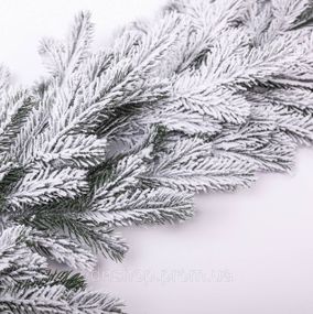 Хвойна лита гірлянда 2 м засніжені гілки ялинки TD-BRNCHSN2