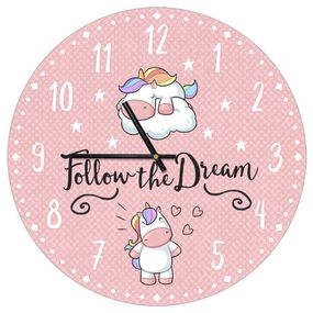 Часы настенные круглые Follow the Dream 36 см (CHR_P_20A002)