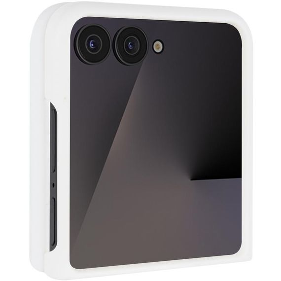 Чохол Foldables Silicone Cover Lakshmi (AAA) для Motorola Razr 50 Ultra Чорний / Black Білий / White