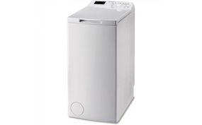 Пральна машина з вертикальним завантаженням Indesit BTWD51052EU, 5кг, 1000, A++, 40см, Дисплей, Білий (BTWD51052EU)