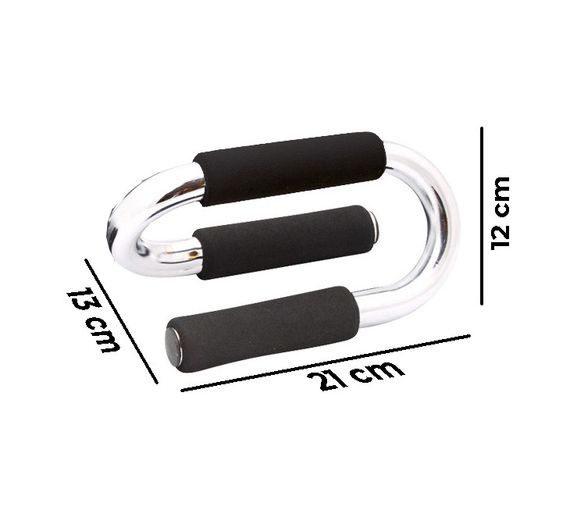 Упори для віджимань PowerPlay 4318 Push-Up Bars Stell металеві (S-подібні) | Зображення 2