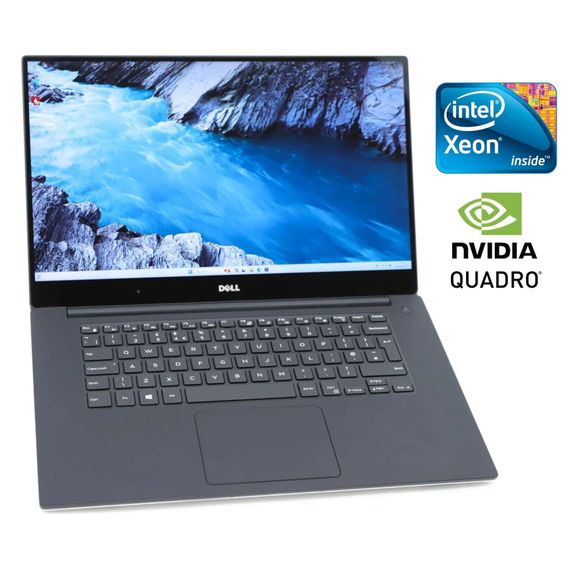 Мобільна робоча станція Dell Precision 5510 / 15,6" (1920x1080) IPS / Intel Xeon E3-1505M v5 (4 (8) ядра по 2,8 - 3,7 ГГц) / 16 ГБ DDR4 / 512 ГБ SSD / nVidia Quadro M1000M, 2 ГБ GDDR5, 128-біт / WebCam / Win 10 Pro б/в