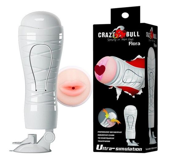 Мастурбатор ротик CRAZY BULL - Flora, BM-00900T48N-2 Sex Aura