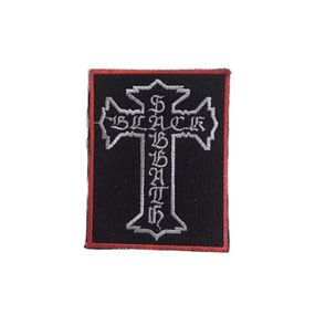 Нашивка на одежду (термо) Black Sabbath 75*95 мм Чорний