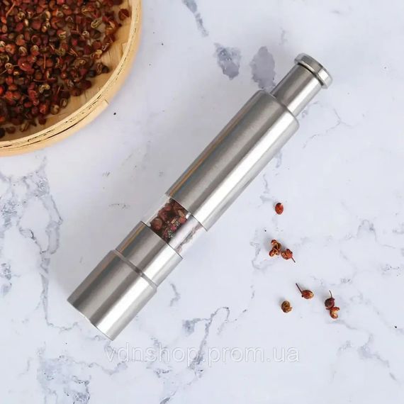 Ручний подрібнювач для солі та перцю з нержавіючої сталі, XL-552 / Механічний млин для спецій | Зображення 2
