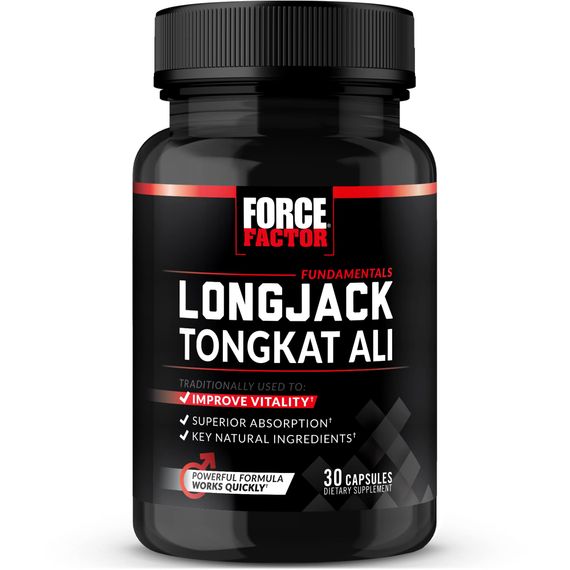Репродуктивне здоров'я чоловіків Force Factor LongJack Tongkat Ali 500 mg 30 caps | Зображення 2