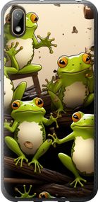 Чехол на Huawei Y5 2019 Жабки "5656u-1695-17620"