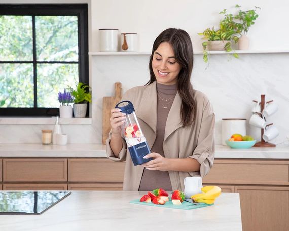 Фітнес-блендер акумуляторний Nutribullet NBP003NBL 100 Вт синій | Зображення 6