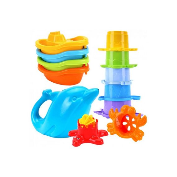 Дитячий набір іграшок для ванної 7679TXK 12 предметів у комплекті | Зображення 1