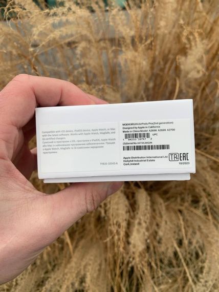 Бездротові навушники Apple AirPods PRO 2 Original series 1:1 з Шумозаглушенням 100% (USB-C) Білі | Зображення 2