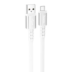 Дата кабель Hoco X85 Strength USB to MicroUSB (1m) White