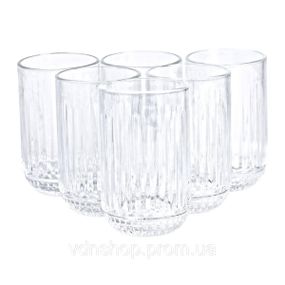 Набор стаканов из толстого стекла 6 шт стеклянные стаканы 500 мл для холодных напитков HP-YH-37