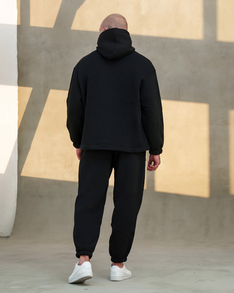 Костюм оверсайз зима преміумчорний S M | Зображення 3