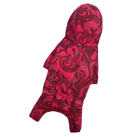 Дощовик ДЛЯ ДIВЧАТ візерунки малиновий MD-11 | Зображення 2