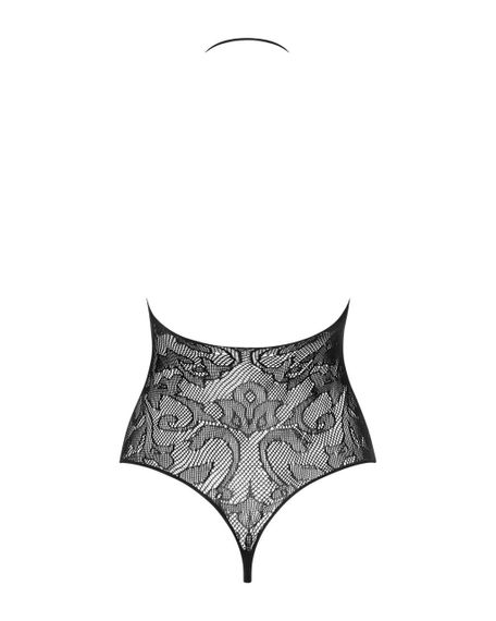 Бодистокинг с крупными ячейками и открытой спиной Obsessive B119 teddy S/M/L, халтер sexstyle | Зображення 5