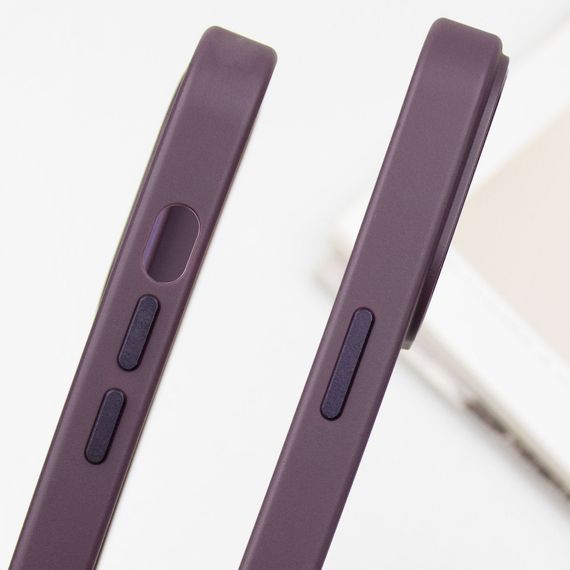 Кожаный чехол SnapCase with MagSafe для Apple iPhone 15 Pro (6.1") Dark Purple | Зображення 4