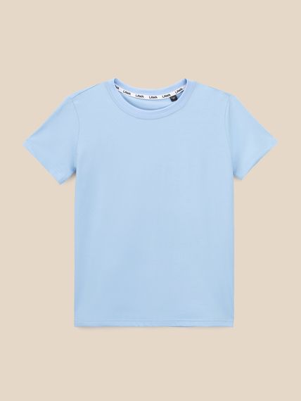 Футболка однотонна жіноча LAWA WBC02531 XL Блакитний shop (2000999621123)