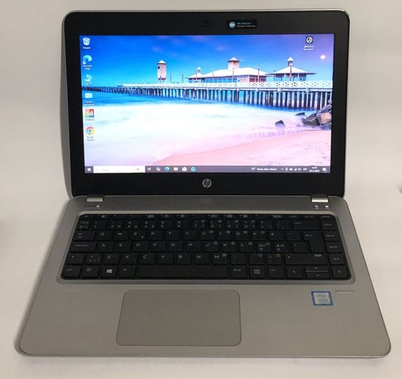 Ультрабук Б-класс HP ProBook 430 G4 / 13.3" (1366x768) TN / Intel Core i3-7100U (2 (4) ядра по 2.4 GHz) / 8 GB DDR4 / 160 GB SSD / Intel HD Graphics 620 / WebCam / Win 10 Pro б/у | Зображення 1