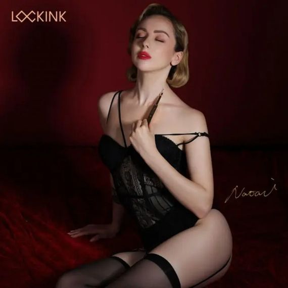 Тіклер-ручка з 5 насадками Lockink, металева, сіра Sex Aura | Зображення 3