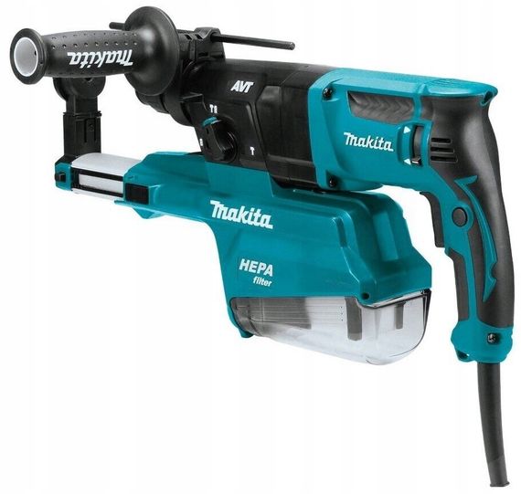 Перфоратор мережевий із системою пиловідведення Makita HR2652 (800 Вт, 2.4 Дж, SDS-PLUS) | Зображення 2