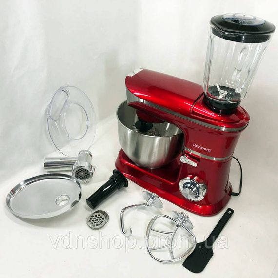 Міксер кухонний з чашею 4 л, Планетарний міксер для крутого тіста Міксери з чашею нержавіючої сталі OD-82 | Зображення 5