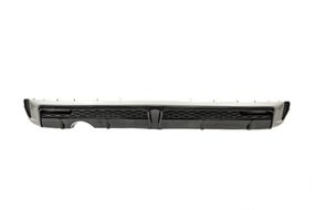 Накладка на задній бампер GXR Білий колір для Toyota Land Cruiser 300 2021- рр