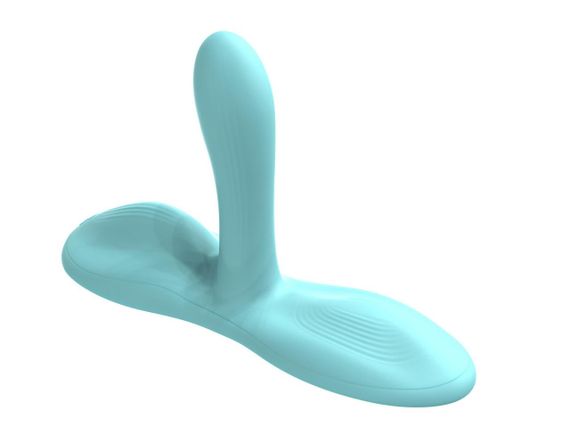 Вібромасажер - Remote Control Thrusting Vibrator Pulse Rider Turquoise Sex Aura | Зображення 2