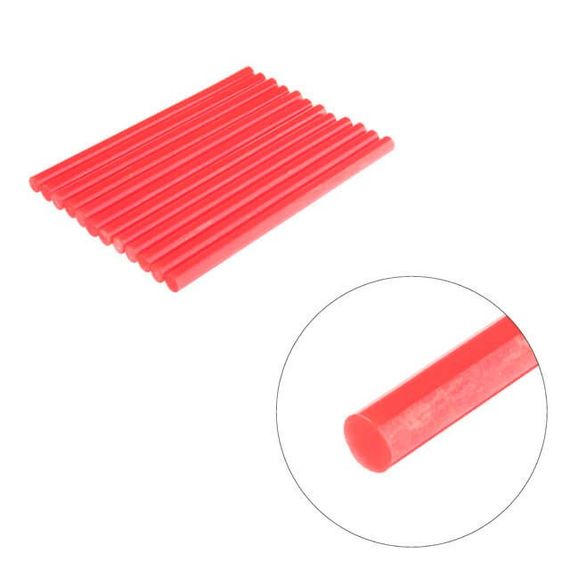 Комплект стрижнів клейових червоних 11,2*200 мм, 12 од. INTERTOOL RT-1042 | Зображення 2