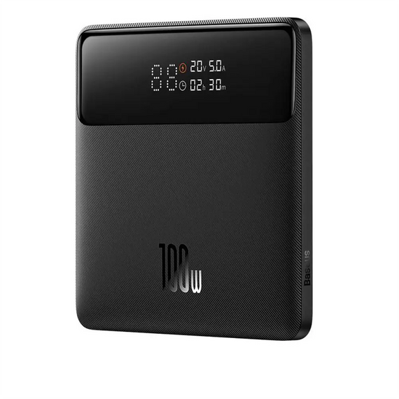 Портативное зарядное устройство Baseus Blade H1 Digital Display 20000 mAh PD 100W, черный | Зображення 1