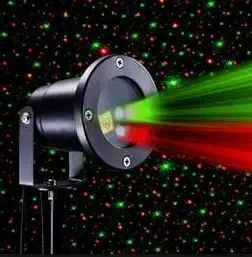 Лазерний зоряний вуличний проектор Star Shower Laser Light Projector IP67 метал корпус + пульт + вологостійкий | Зображення 4