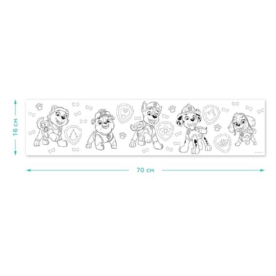 Розмальовка дитяча Paw Patrol Друзі 200192, 70х16 см | Зображення 3