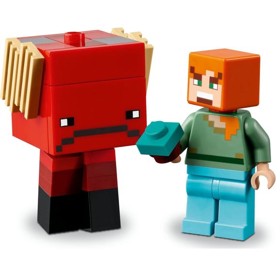 Конструктор LEGO Minecraft Битва з лавою у Незері (21266) | Зображення 7