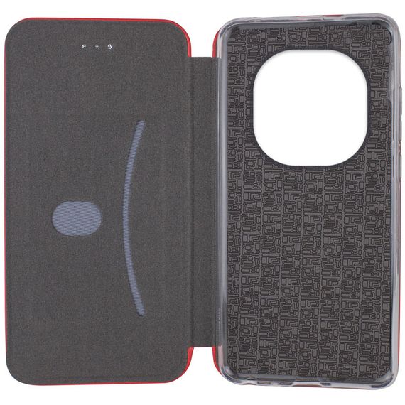 Шкіряний чохол-книжка Classy для Xiaomi Redmi Note 14 Pro 4G Червоний | Зображення 2